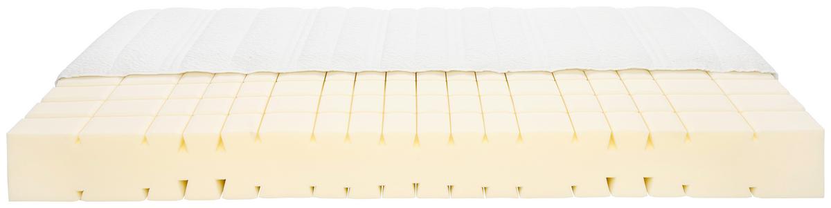 Kaltschaummatraze Matrix 90x200 cm, Extra Fest - Weiß, Textil (90/200cm) - Sembella