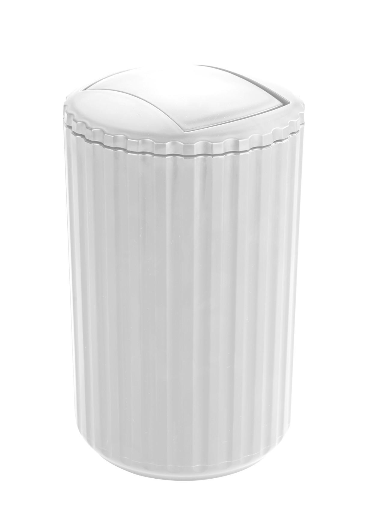 Koš na kosmetické potřeby ALLSTAR MINAS - bílá, Moderní, plast (15cm) - Wenko