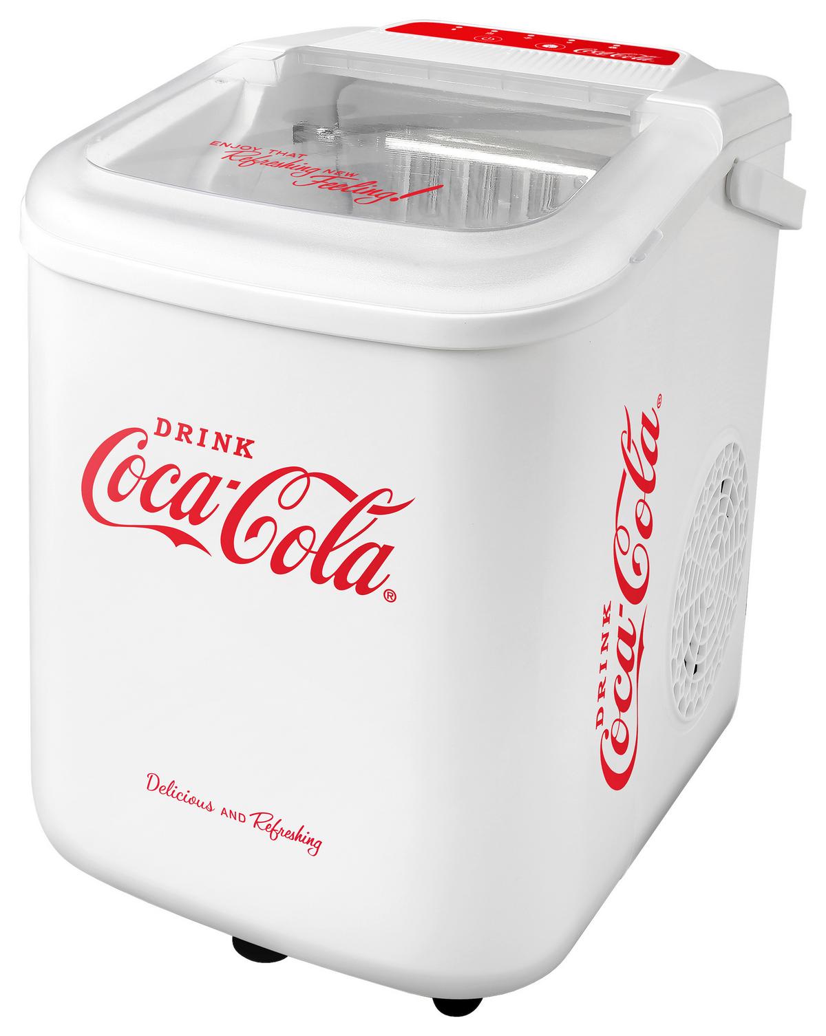 EISWÜRFELMASCHINE SEB-28CC - Rot/Weiß, Basics, Kunststoff (22.2/29.4/29cm) - Coca Cola