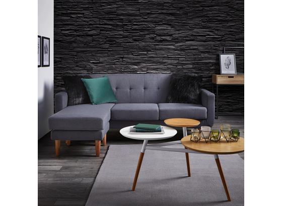 Sedacia Súprava Tamara - tmavosivá, Moderný, drevo/textil (197/136cm) - Modern Living Sedacia Súprava Tamara - tmavosivá, Moderný, drevo/textil (197/136cm) - Modern Living