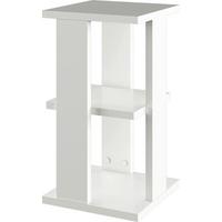 NOČNÍ STOLEK BOX V2 - bílá, Moderní, kompozitní dřevo (32/59/32cm)
