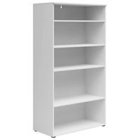 Regál MULTISTAURAUM - bílá/antracitová, Moderní, kompozitní dřevo/plast (80/147/40cm)
