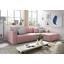 Wohnlandschaft In L-Form Lazy Ecke ca. 206x294 cm - Pink/Hellrosa, Design, Holzwerkstoff/Textil (206/294cm) - Carryhome Wohnlandschaft In L-Form Lazy Ecke ca. 206x294 cm - Pink/Hellrosa, Design, Holzwerkstoff/Textil (206/294cm) - Carryhome