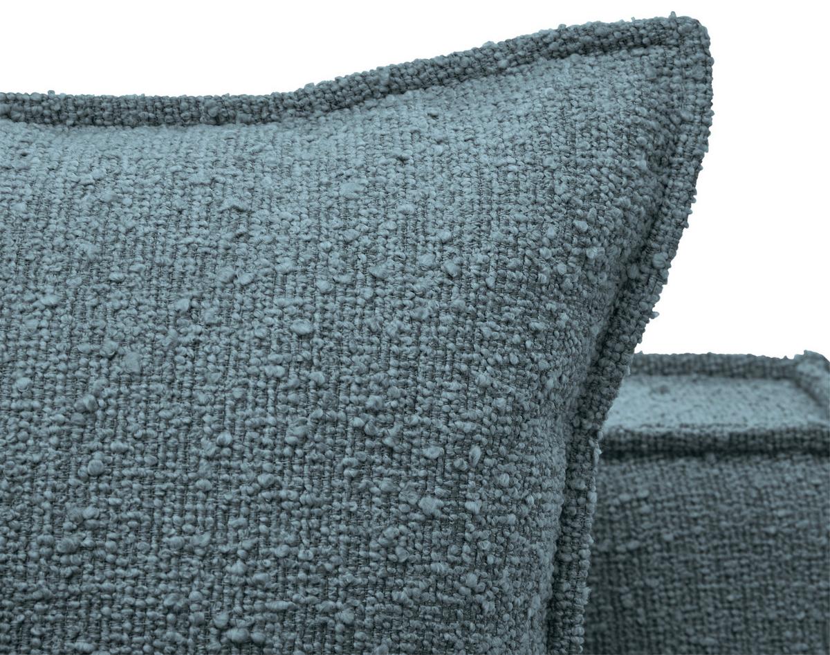 3-sitzer-sofa Aurora - Blau/Schwarz, Trend, Textil (227/92/105cm) - Livetastic