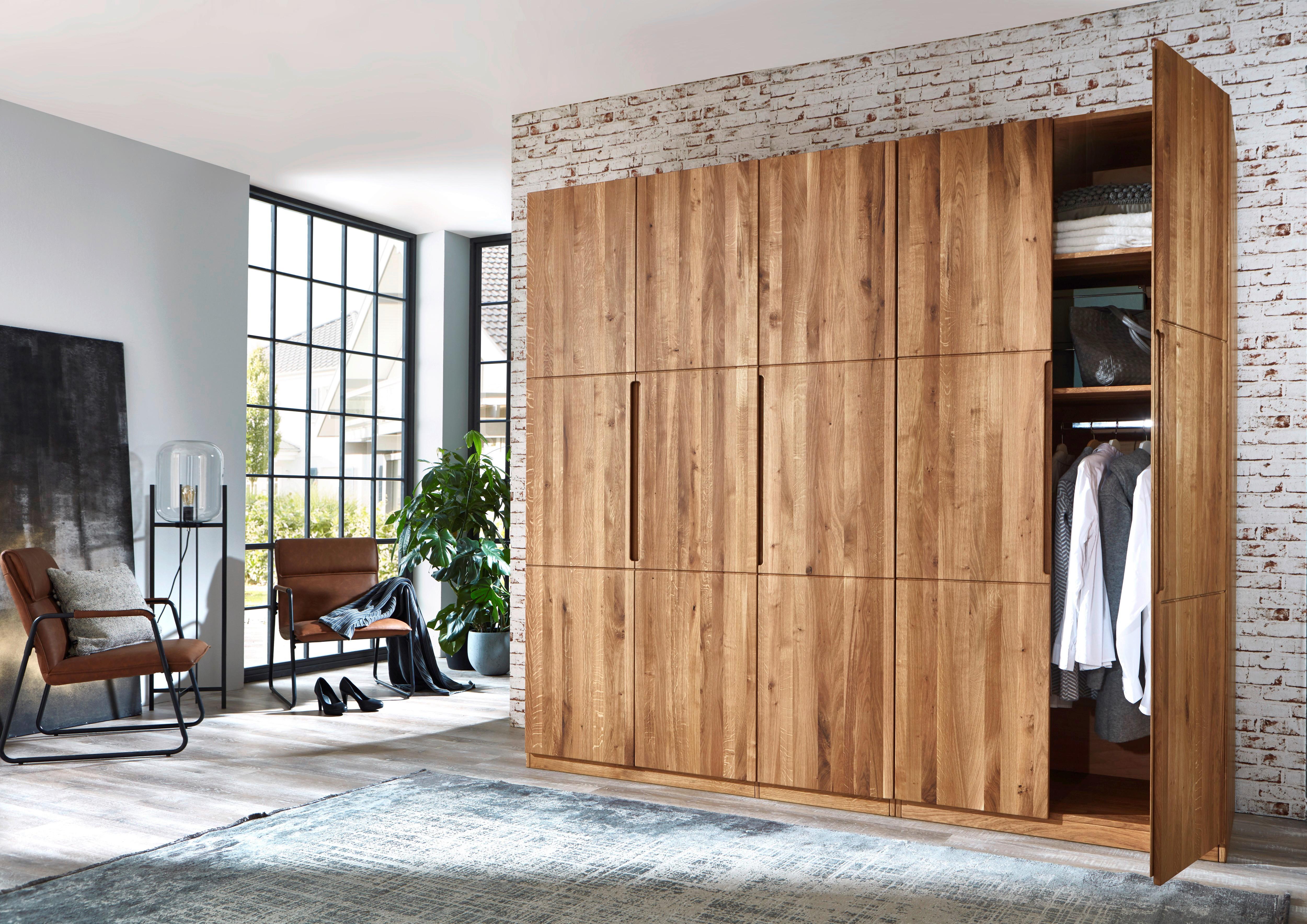 Drehtürenschrank Joja, Wildeiche B: 252 Cm - Wildeiche, MODERN, Holz (252/223/62cm) - MID.YOU