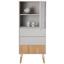 Komoda Evlyn - farby borovice/sivá, Moderný, kov/drevo (55/136/45cm) - Modern Living Komoda Evlyn - farby borovice/sivá, Moderný, kov/drevo (55/136/45cm) - Modern Living