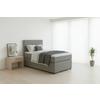 Boxspringbett Togo 90 90x200 Grau - Schwarz/Grau, MODERN, Holzwerkstoff/Textil (90/200cm) - MID.YOU
