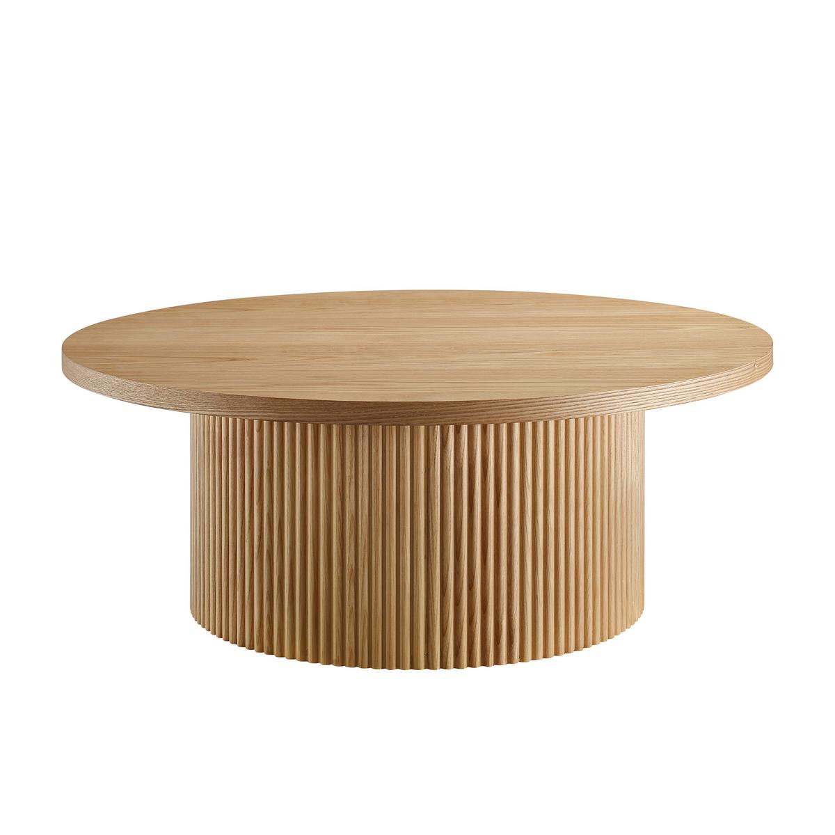 Couchtisch Naturfarben D: 85 Cm - Naturfarben, MODERN, Holzwerkstoff (85/85/33cm) - Livetastic