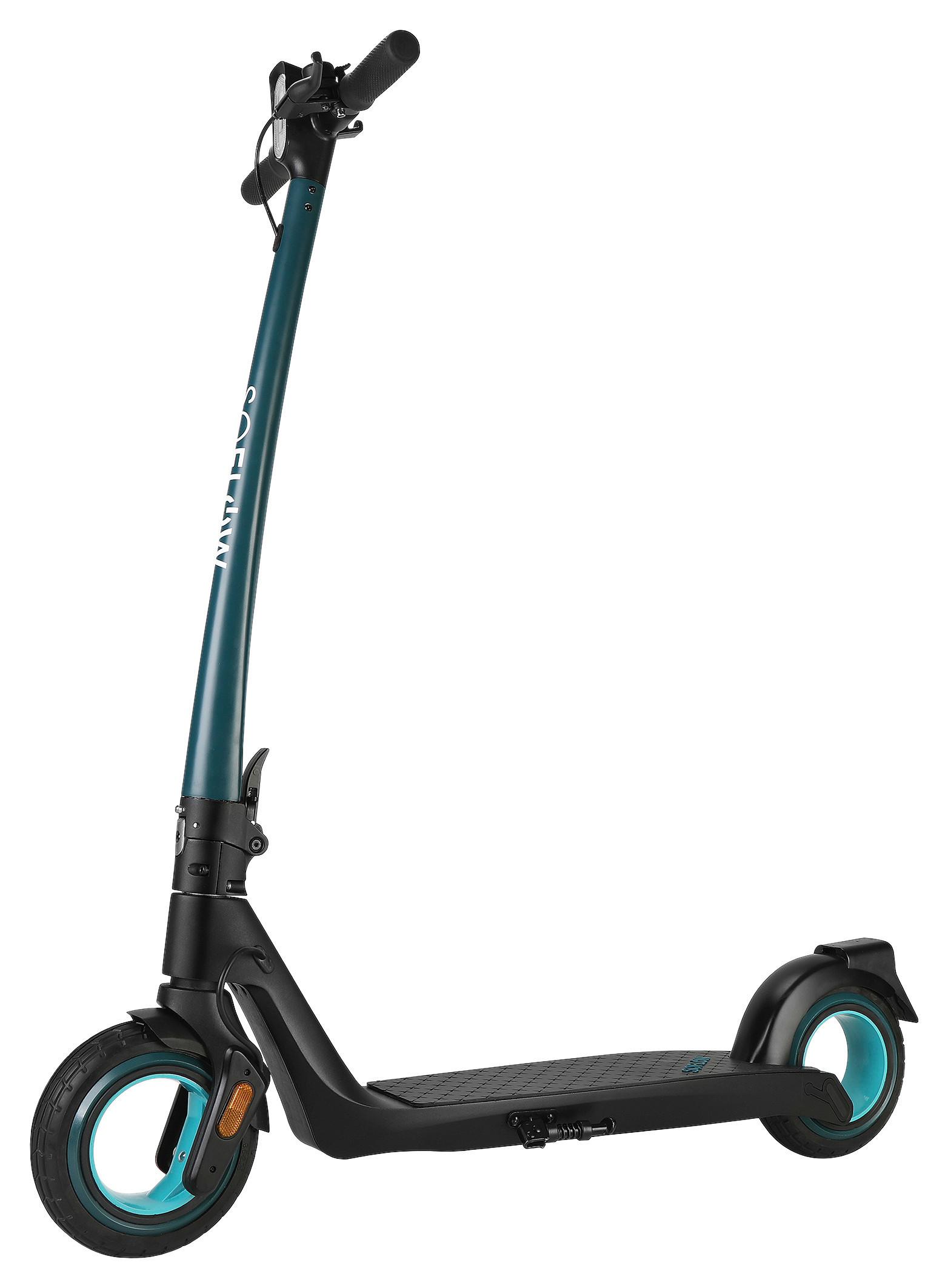 Elektroscooter Soflow Grün, Reichweite: Ca. 35 Km - Grün, KONVENTIONELL, Metall (116/105/46cm)