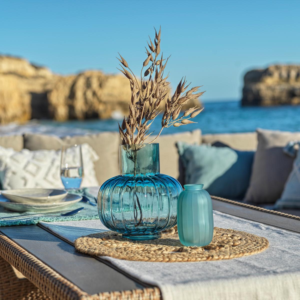 Dekorační podnos Ø: 38cm - světle hnědá, Basics, textil (38cm) - Modern Living