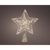 LED vianočná ozdoba STARLY - zlatá, Basics, kov (5/24/30cm)