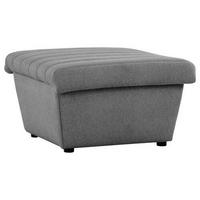 Hocker Looks Viii - Graubraun/Schwarz, Design, Textil (74/43/85cm) - LOOKS by W.Joop