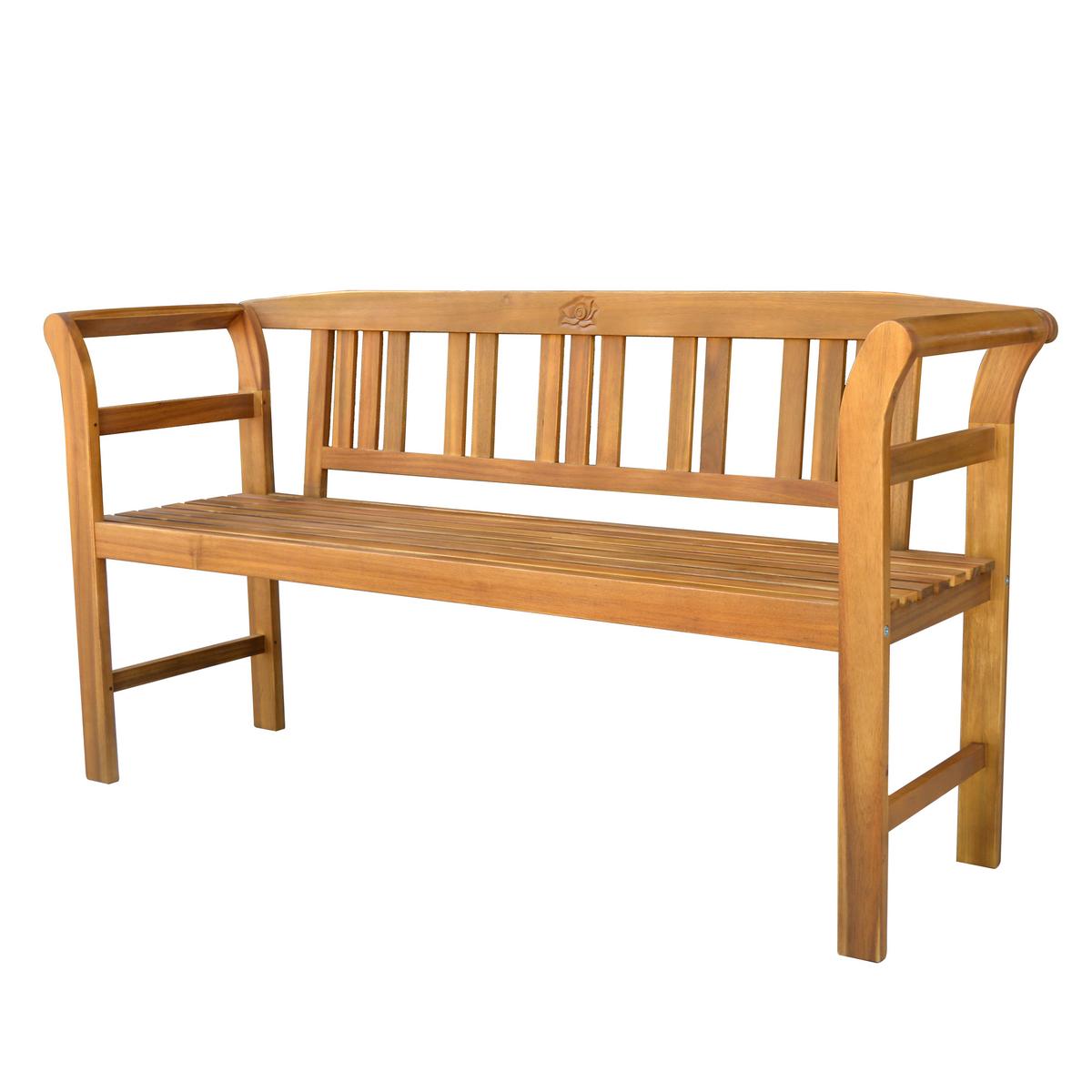 3-sitzer-bank Ph-Aca-3gb-Rose - Akaziefarben, Basics, Holz (157/48,5/82cm)