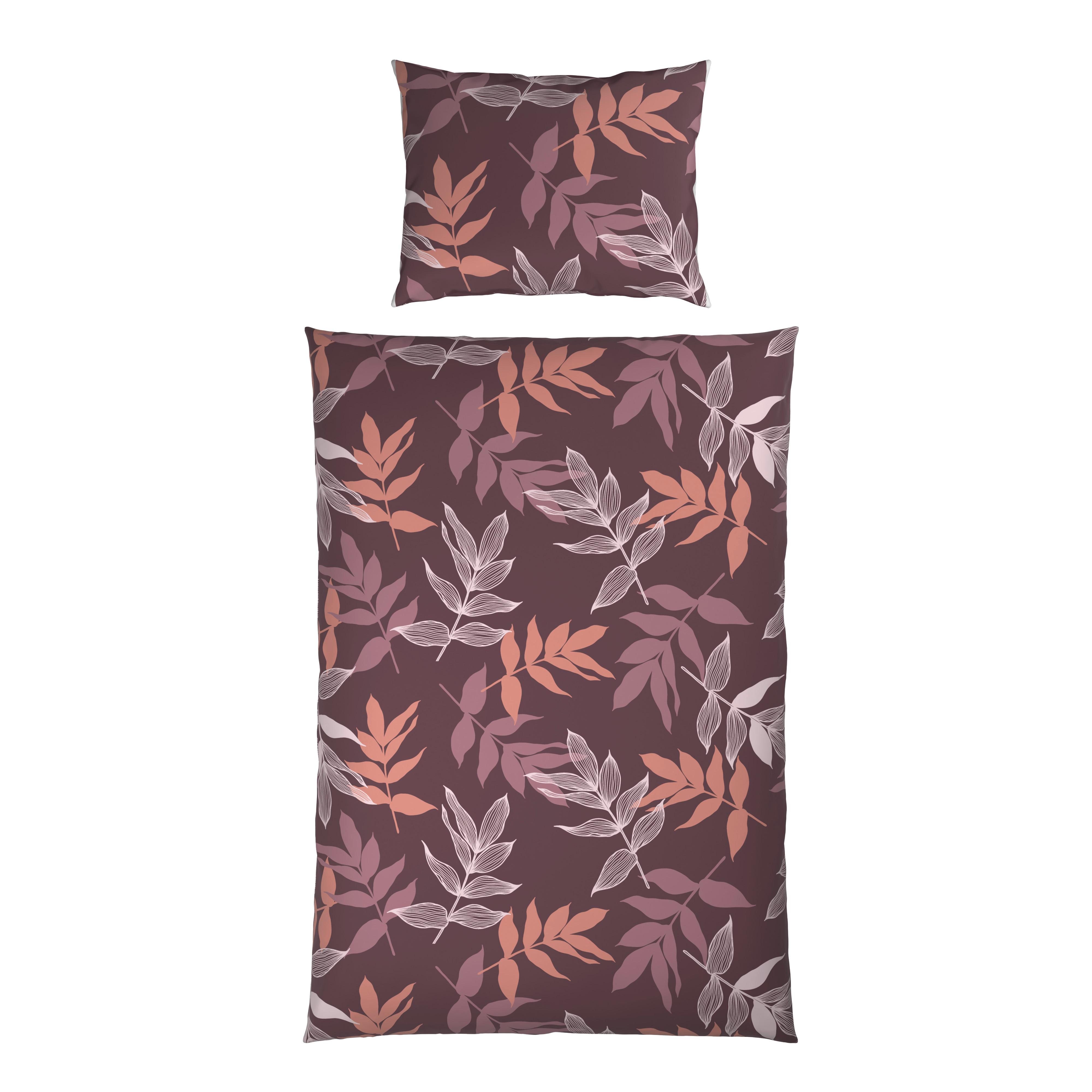 BETTWÄSCHE BLÄTTERTANZ - Lila, MODERN, Textil - Luca Bessoni