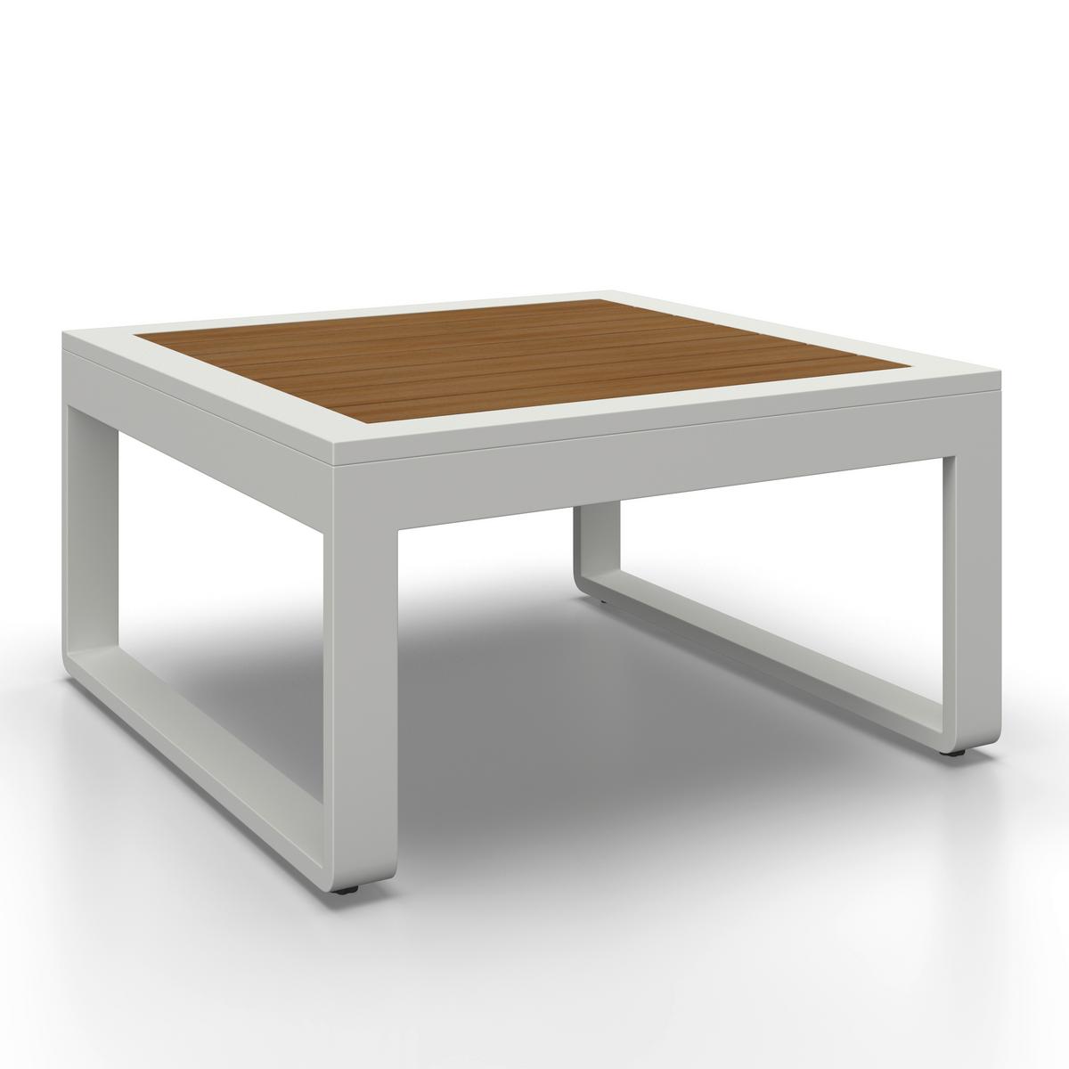 TERASOVÁ SEDACÍ SOUPRAVA MARIJANA - barvy teak/krémová, Moderní, kov/textil (235/68/73cm) - Bessagi Garden