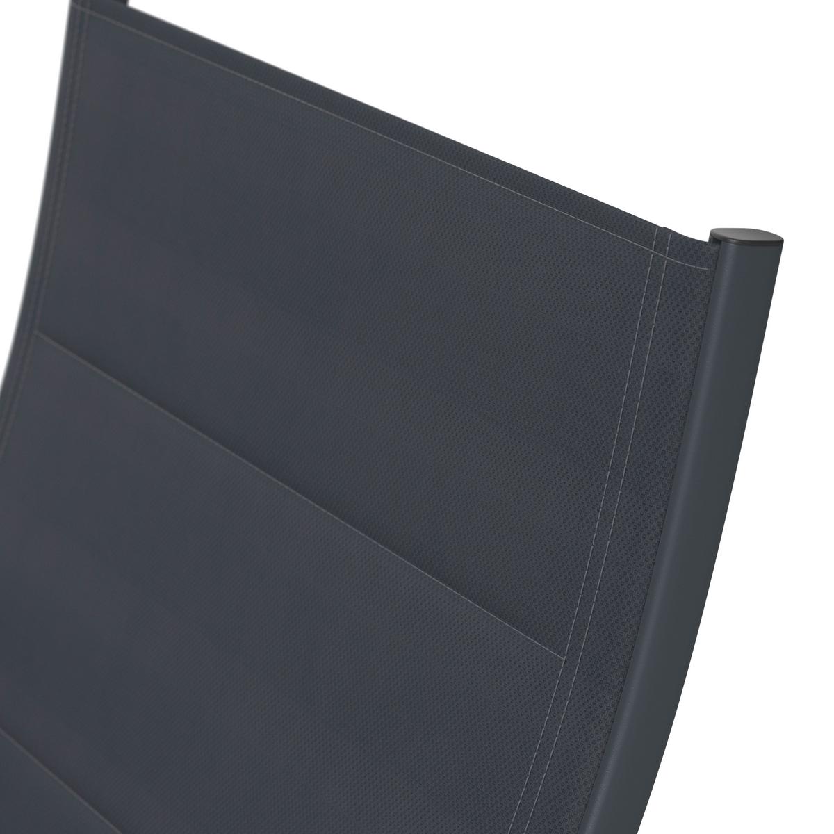 Loungegarnitur Palma - Dunkelgrau, MODERN, Textil/Metall - Luca Bessoni