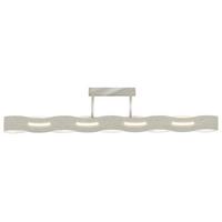 Led-deckenleuchte Wave Pl Nik L: 100 Cm, Dimmbar - Nickelfarben, Basics, Metall (20/100/7cm)