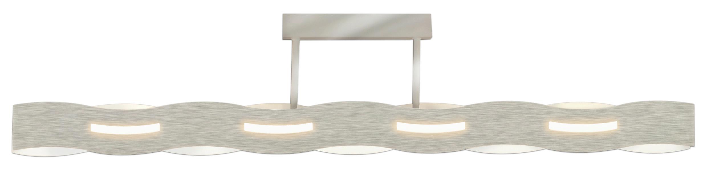 LED-Deckenleuchte Wave Pl Nik L: 100 cm, dimmbar
