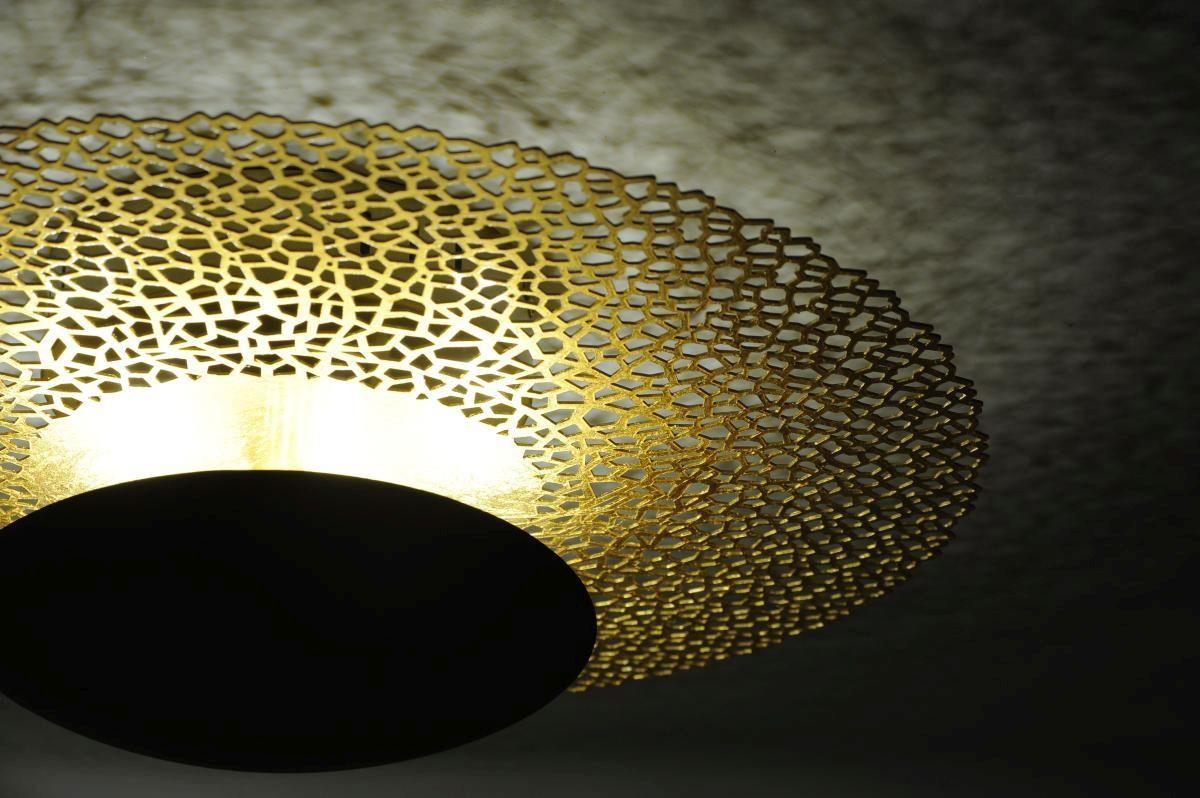 LED-Deckenleuchte 6551-48 Nevis - Rostfarben, Design, Metall (45/45/16cm) - Paul Neuhaus