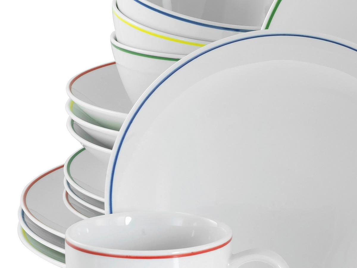 Kombiservice Luna Color Line Multicolor L: 39 cm - Multicolor, Basics, Keramik (39/34/31cm) - Creatable