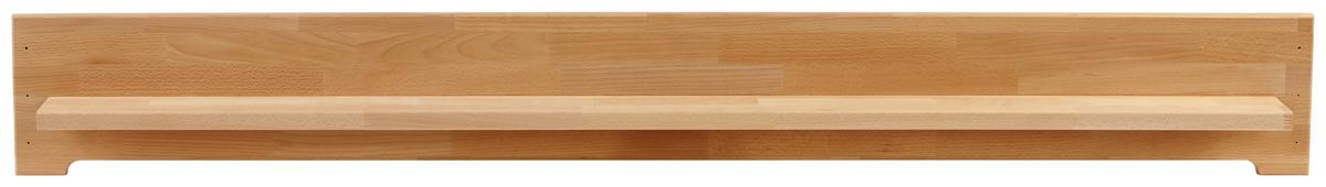 REGÁL K POSTELI ELISABETH - jádrový buk, Konvenční, dřevo (180/21/10cm)