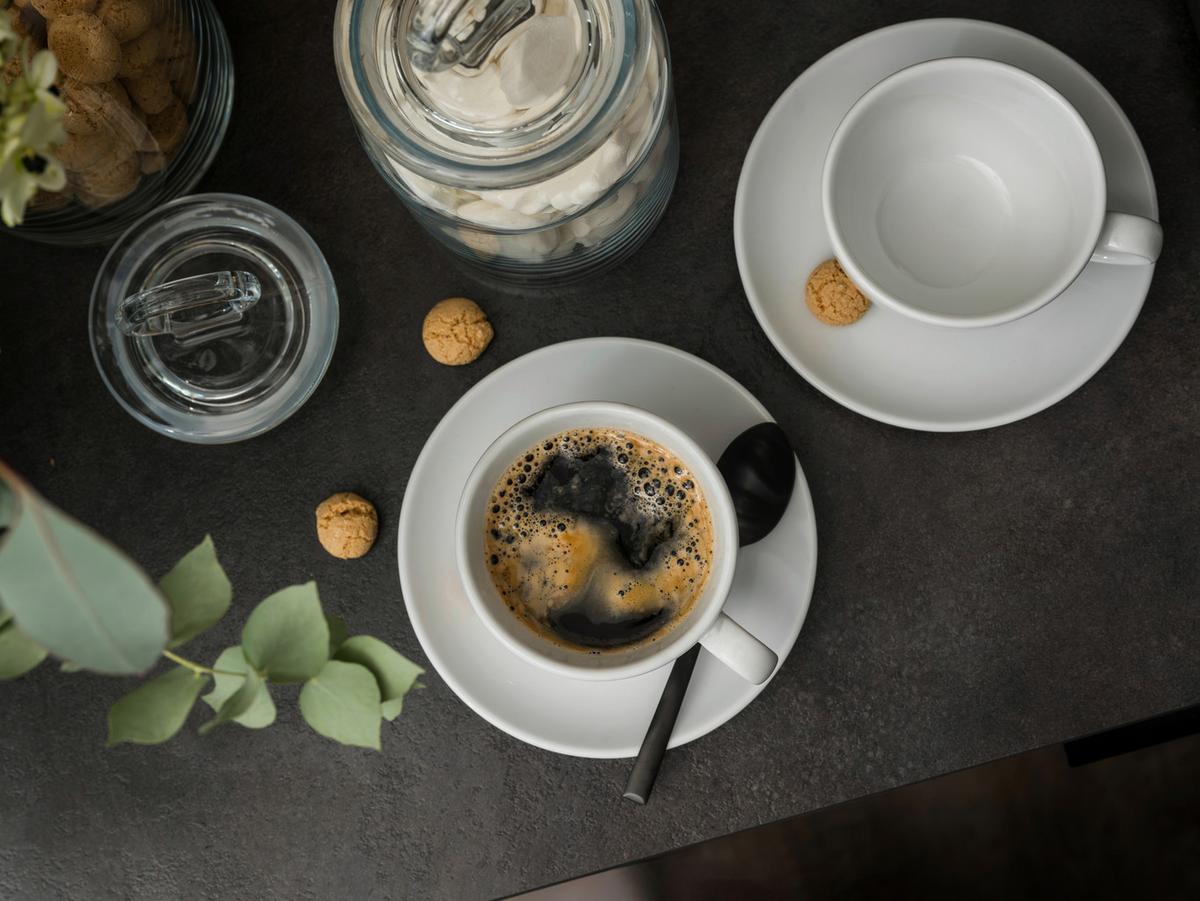 Tassenset Bistrot Weiß, 180 ml - Weiß, Basics, Keramik - Creatable