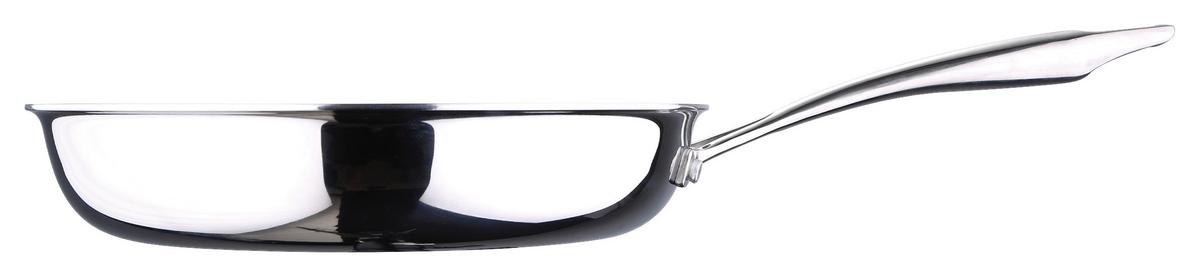 Bratpfanne Hi-Tech 3 D: 20 cm Edelstahl Antihaftbeschichtet - Silberfarben, Basics, Metall (20cm) - Masterpro