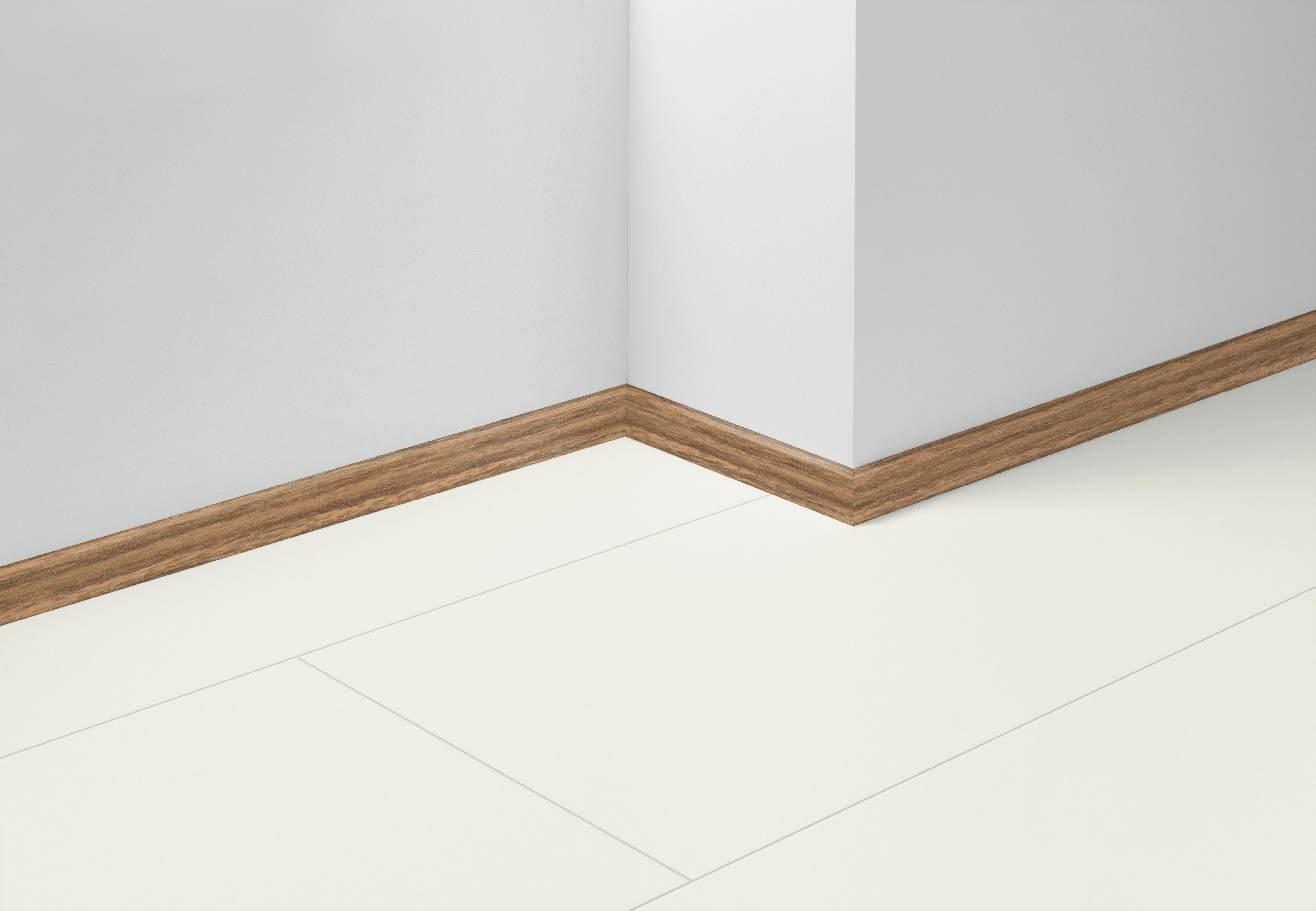 Sockelleiste Nussbaum - Rotbraun/Nussbaumfarben, Basics, Holzwerkstoff (220/1,6/4cm) - Parador