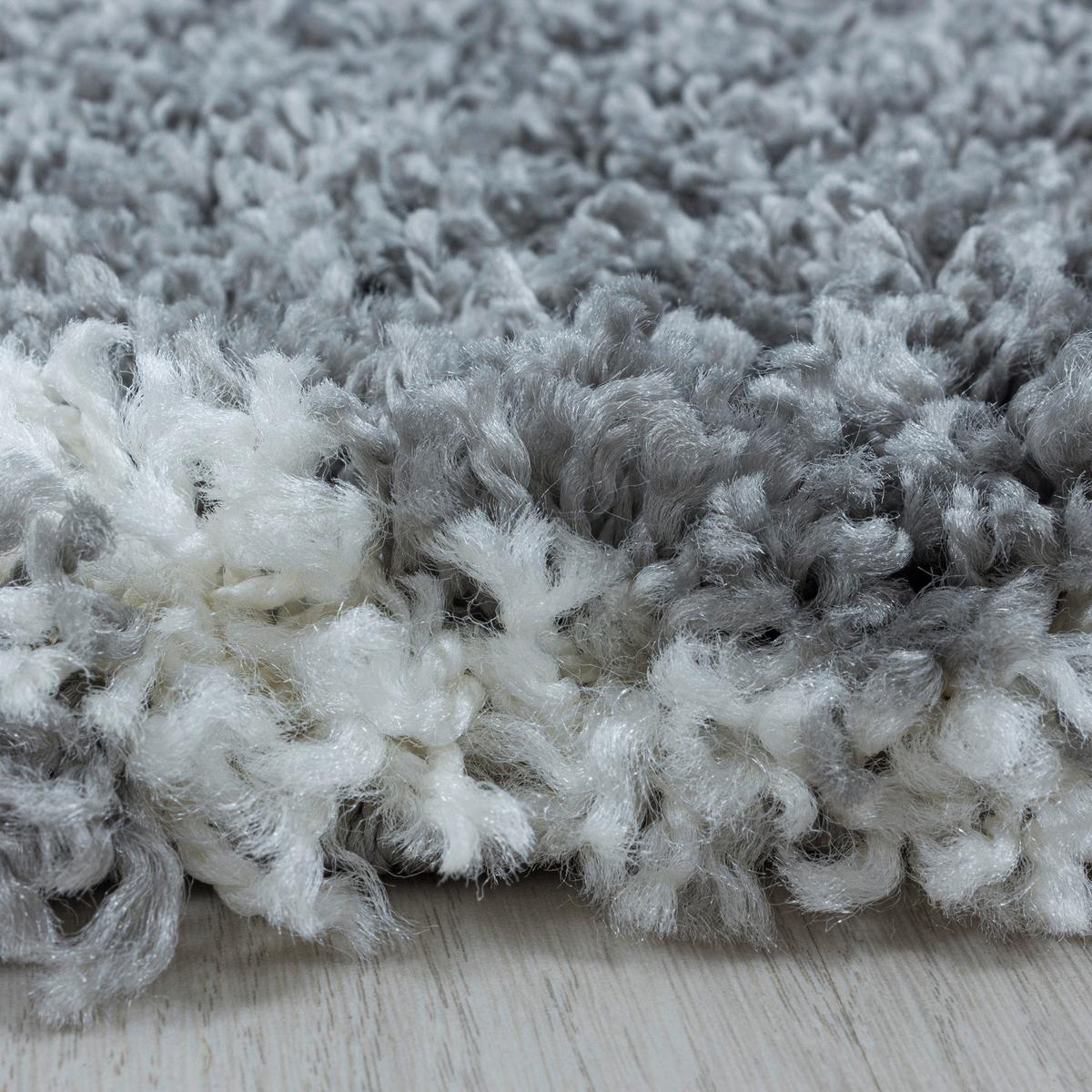 Teppich Läufer Grau Salsa 80x250 cm - Grau, Design, Textil (80/250cm)