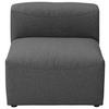Sofaelement Lena Anthrazit Flachgewebe - Anthrazit/Schwarz, Design, Textil (75/73/100cm) - Max Winzer