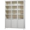Vitrine Exhibit Sandfarben B: 140 Cm - Sandfarben, Design, Glas/Metall (140/200/40cm) - Livetastic