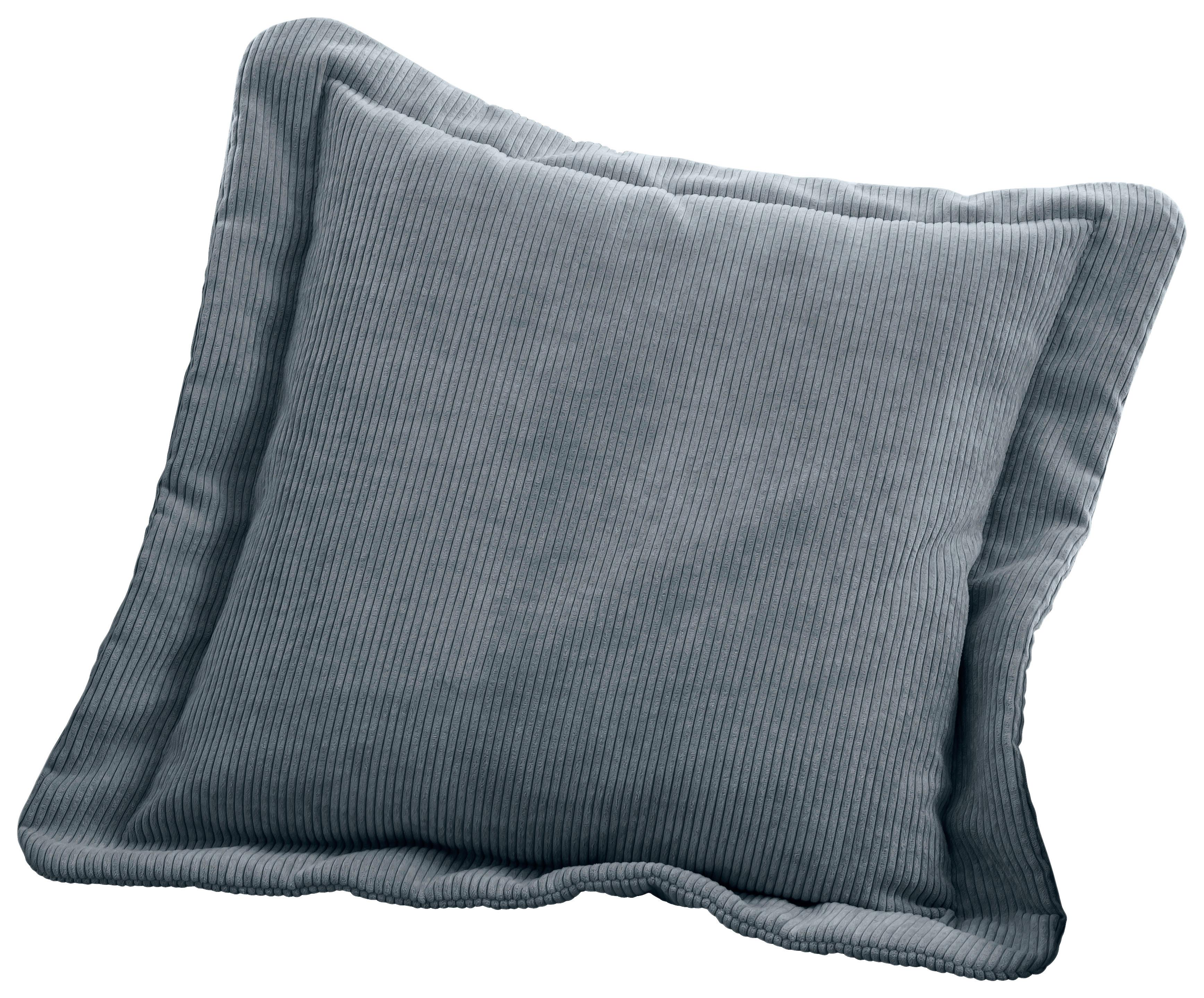 Sofakissen Bourbon - Blaugrau, MODERN, Textil (70/12/70cm) - MID.YOU