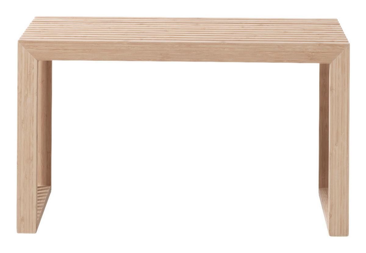 Sitzbank Rib Bank - Naturfarben, Design, Holz (73/43/35cm) - MID.YOU