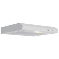 Dunstabzugshaube Suna Weiß B: 50 cm, LED - Weiß, Trend, Metall (50/7,6/47cm) - Respekta