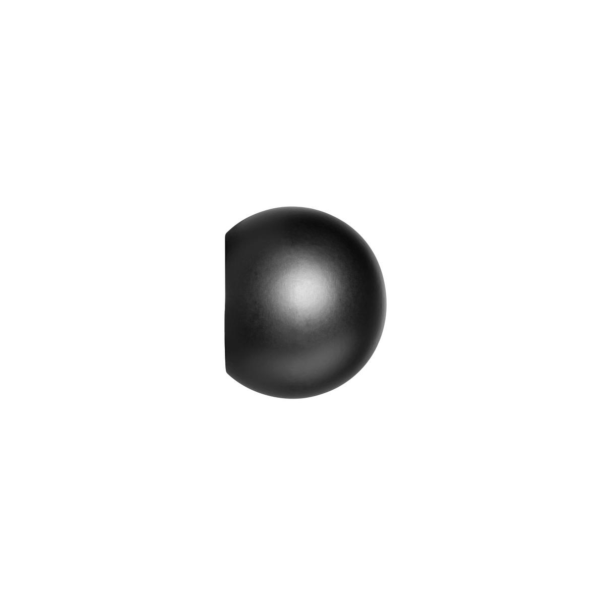 Rundstangengarnitur Nero - Schwarz, KONVENTIONELL, Metall (120-210cm) - Ondega