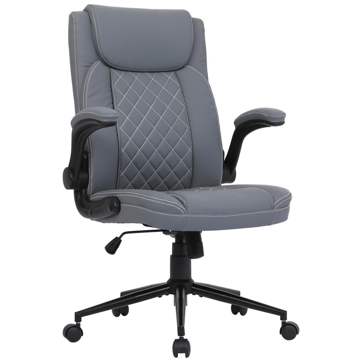 Chefsessel Fredy Grau 64x116x70 cm