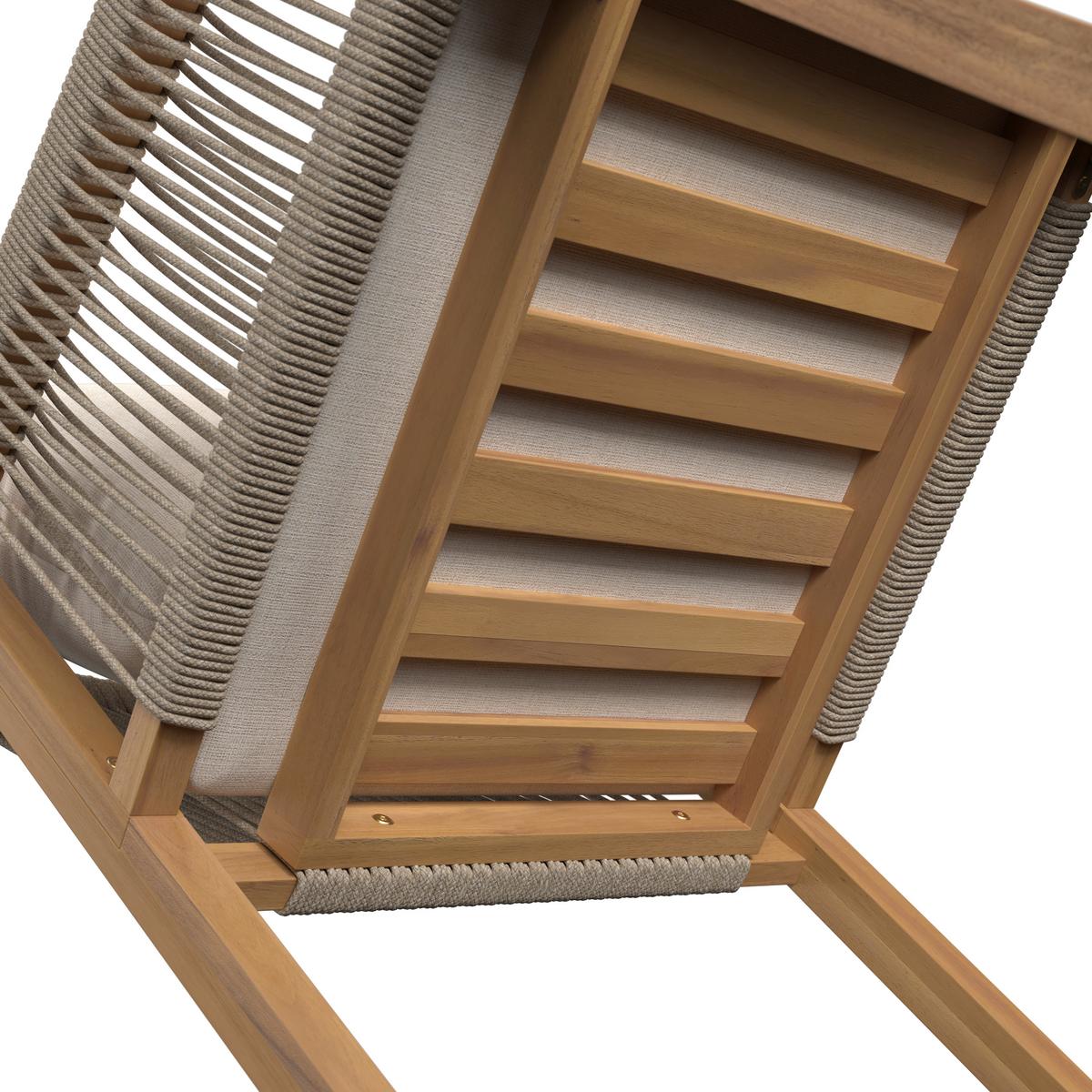 ZAHRADNÍ SESTAVA SIMBA - barvy akácie, Natur, dřevo (100/200/77cm) - Mömax