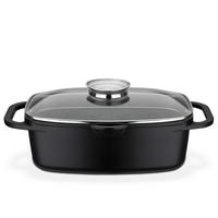 PEKÁČ GRANIT - čierna, Basics, kov (21/33cm) - GSW