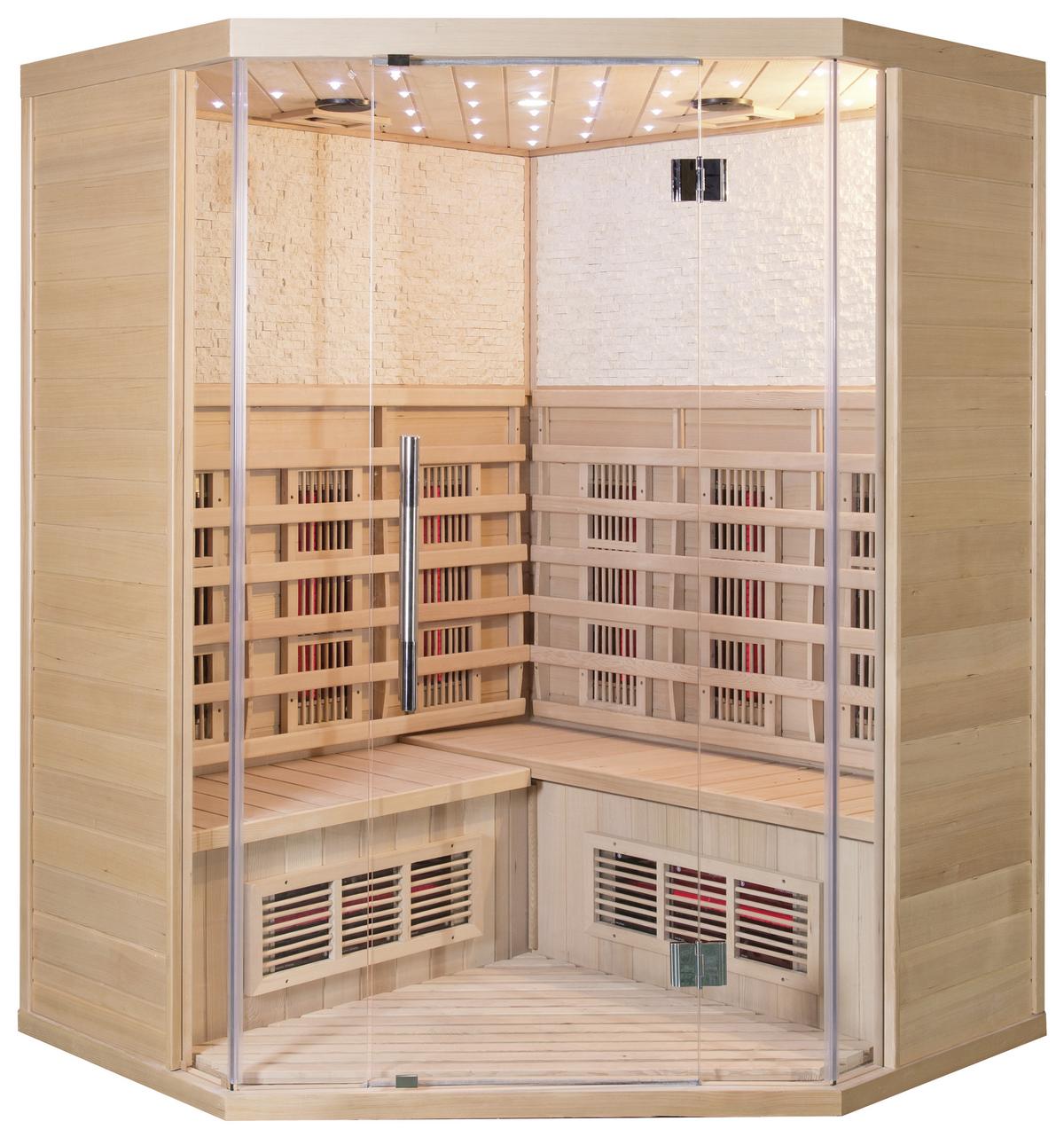 Infrarotkabine 3-4 Personen 150x200x65cm Oslo - MODERN (150/200/65cm)