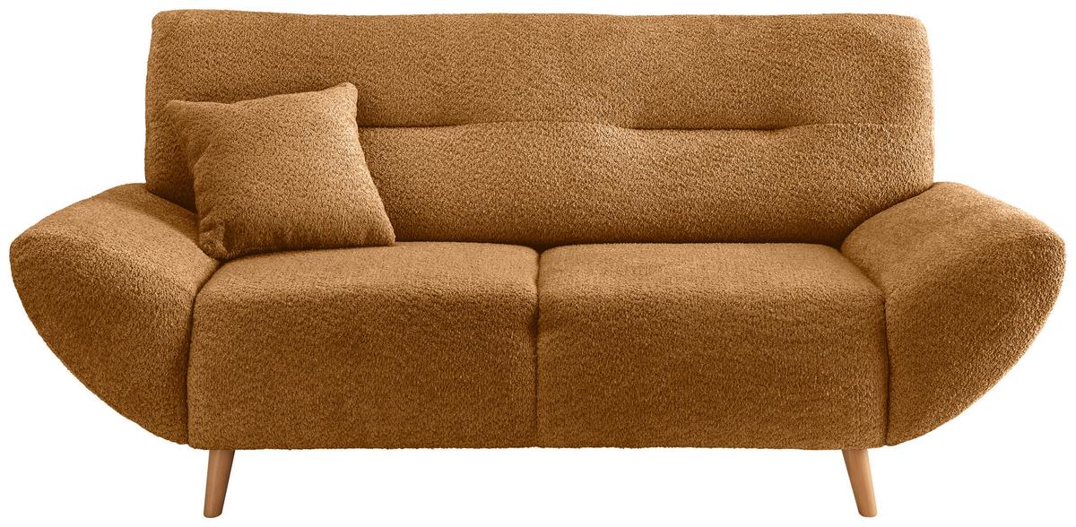 3-Sitzer-Sofa Drago, Goldfarben B: 205 cm - Wildeiche/Goldfarben, KONVENTIONELL, Textil (205/81/90cm) - MID.YOU