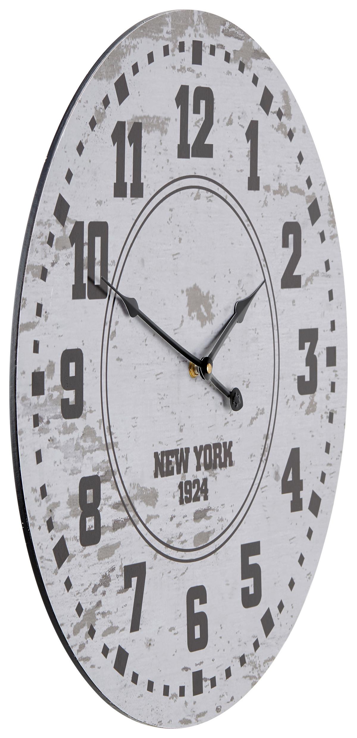 Wanduhr Alexandra Versch. Designs, D: 50 Cm - Multicolor, Basics, Papier/Holzwerkstoff (50cm) - Luca Bessoni