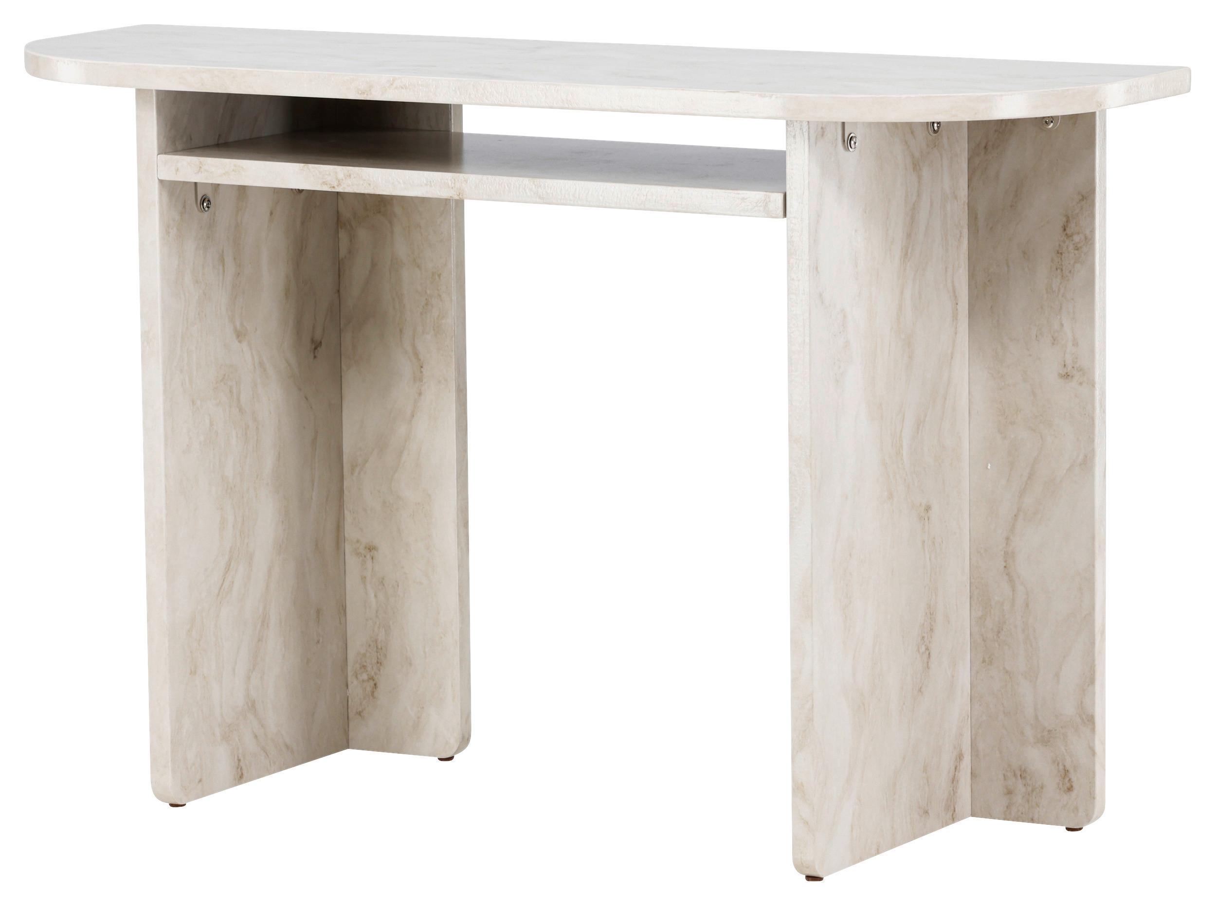 Konsolentisch Alesund Holz Dekor B: 40 cm - Design (120/40/75cm) - Livetastic