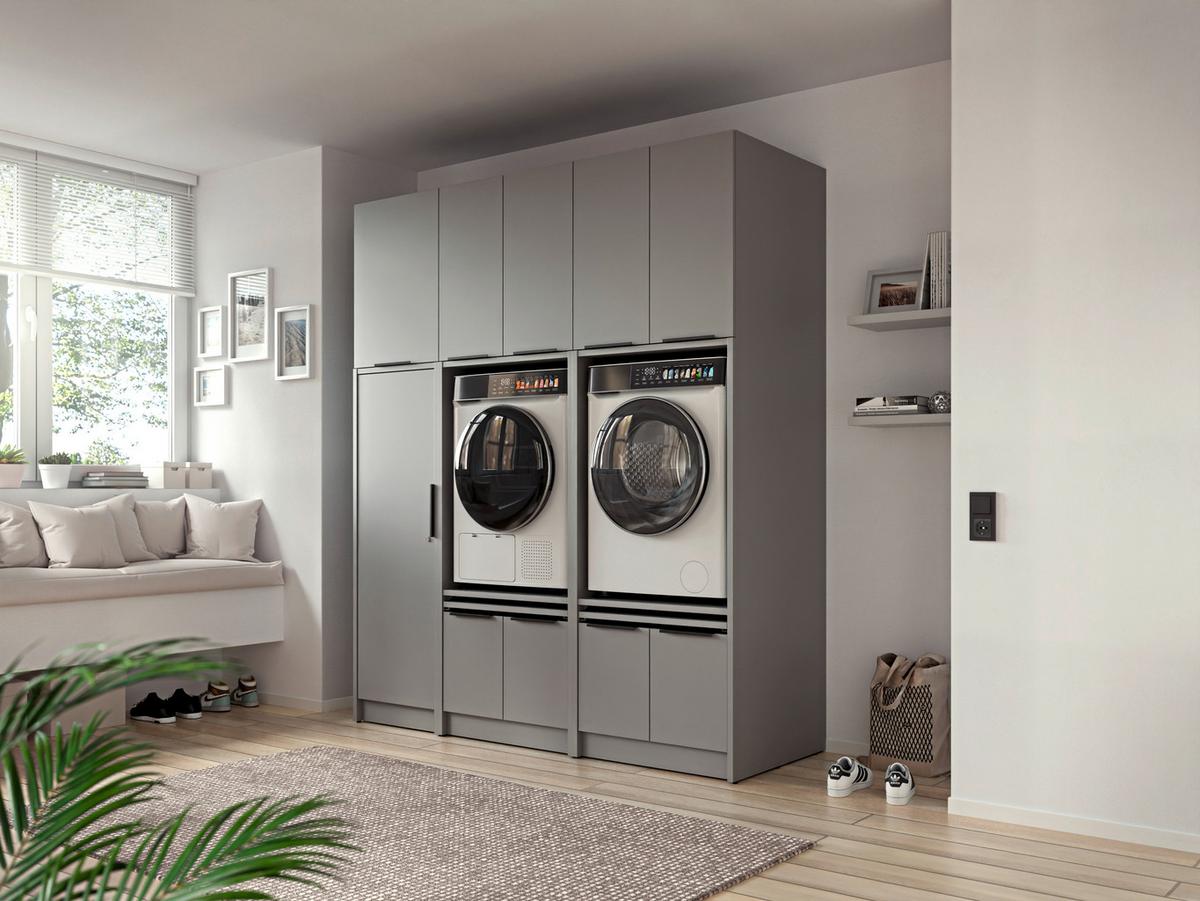NÁSTAVEC NA SKŘÍŇ TIDY HERO - šedá/černá, Basics, kov/kompozitní dřevo (70/70/68cm) - P & B