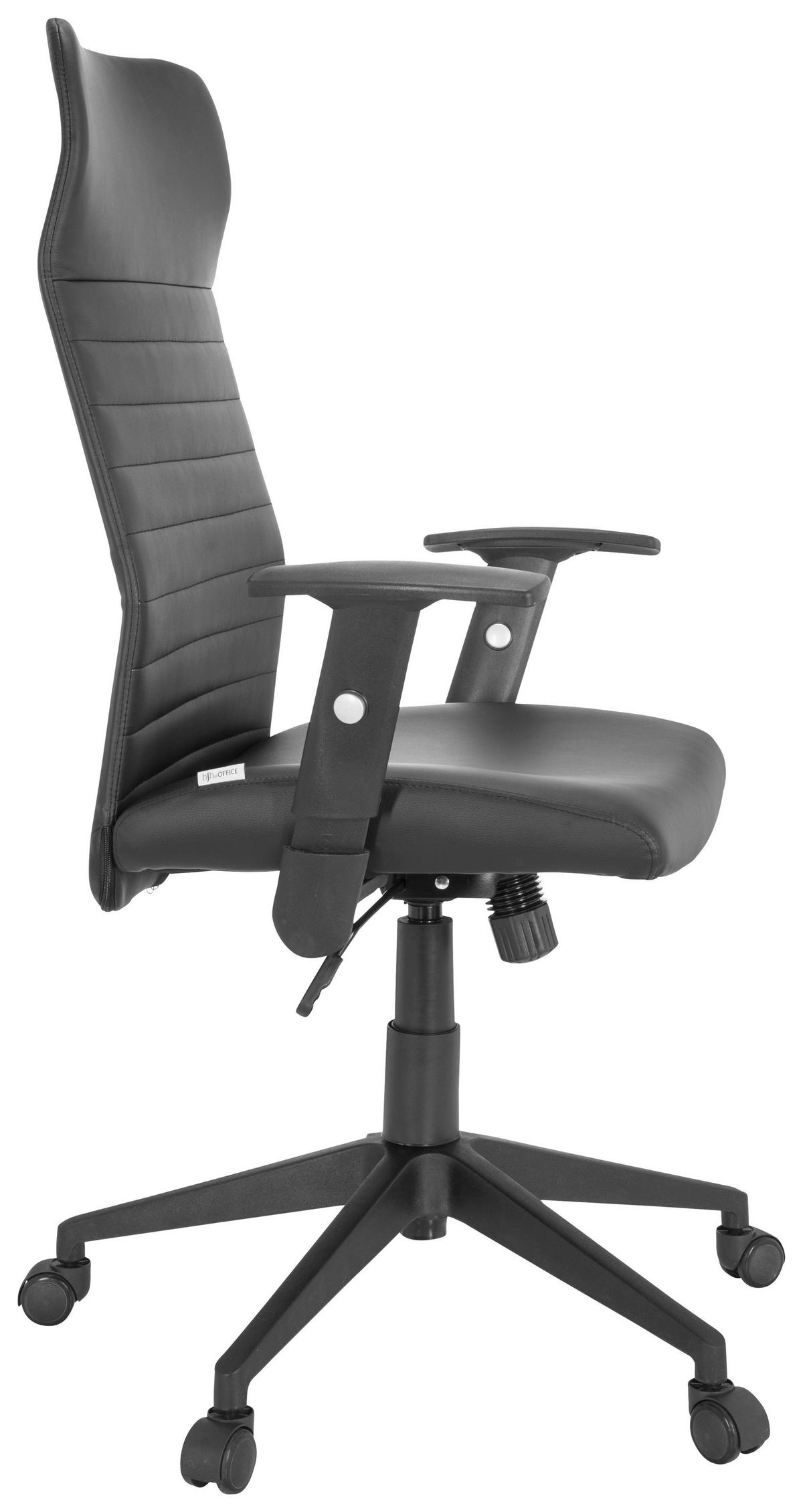 Drehstuhl Arton 30 Schwarz - Schwarz, MODERN, Kunststoff/Textil (72/115/55cm) - MID.YOU