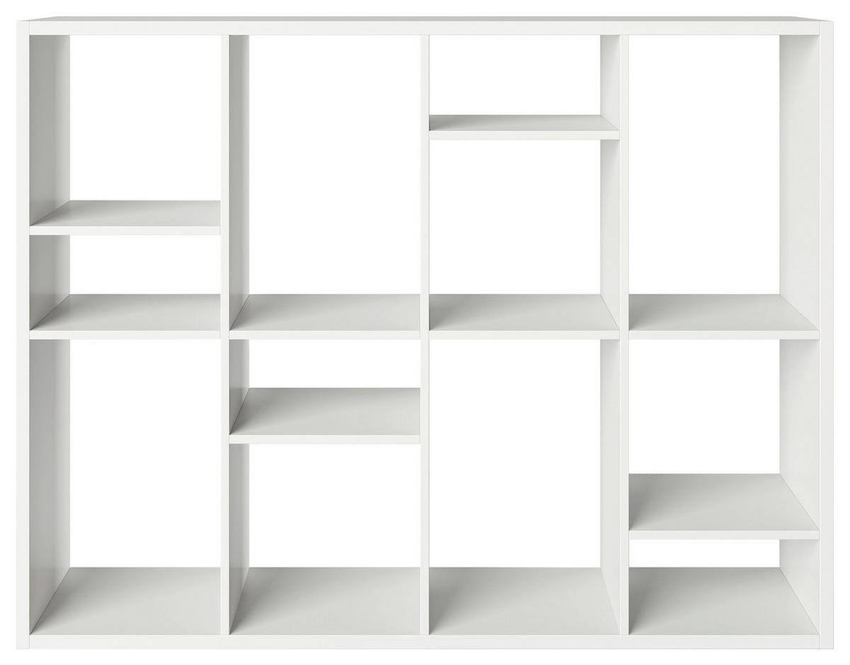 Regal Fortuna - Weiß, Basics, Holzwerkstoff (113/147/34cm) - MID.YOU