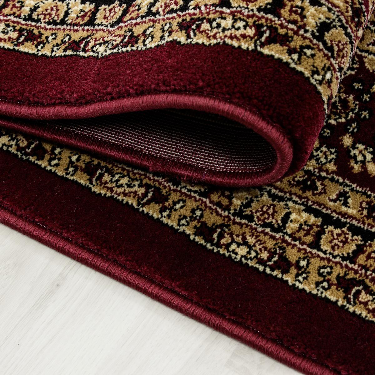 Orientalischer Webteppich Rot Marrakesh 120x170 cm - Rot, KONVENTIONELL, Textil (120/170cm)