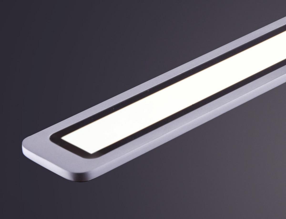 LED-Hängeleuchte Nika Alufarben B: 7 cm - Alufarben, Trend, Metall (100/7/160cm) - Paul Neuhaus