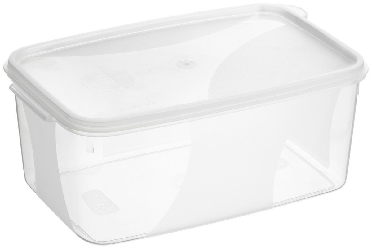 Frischhaltedose Elli ca. 2,75 L, Mikrowellengeeignet - Blau/Rot, KONVENTIONELL, Kunststoff (15/10.5/23cm)