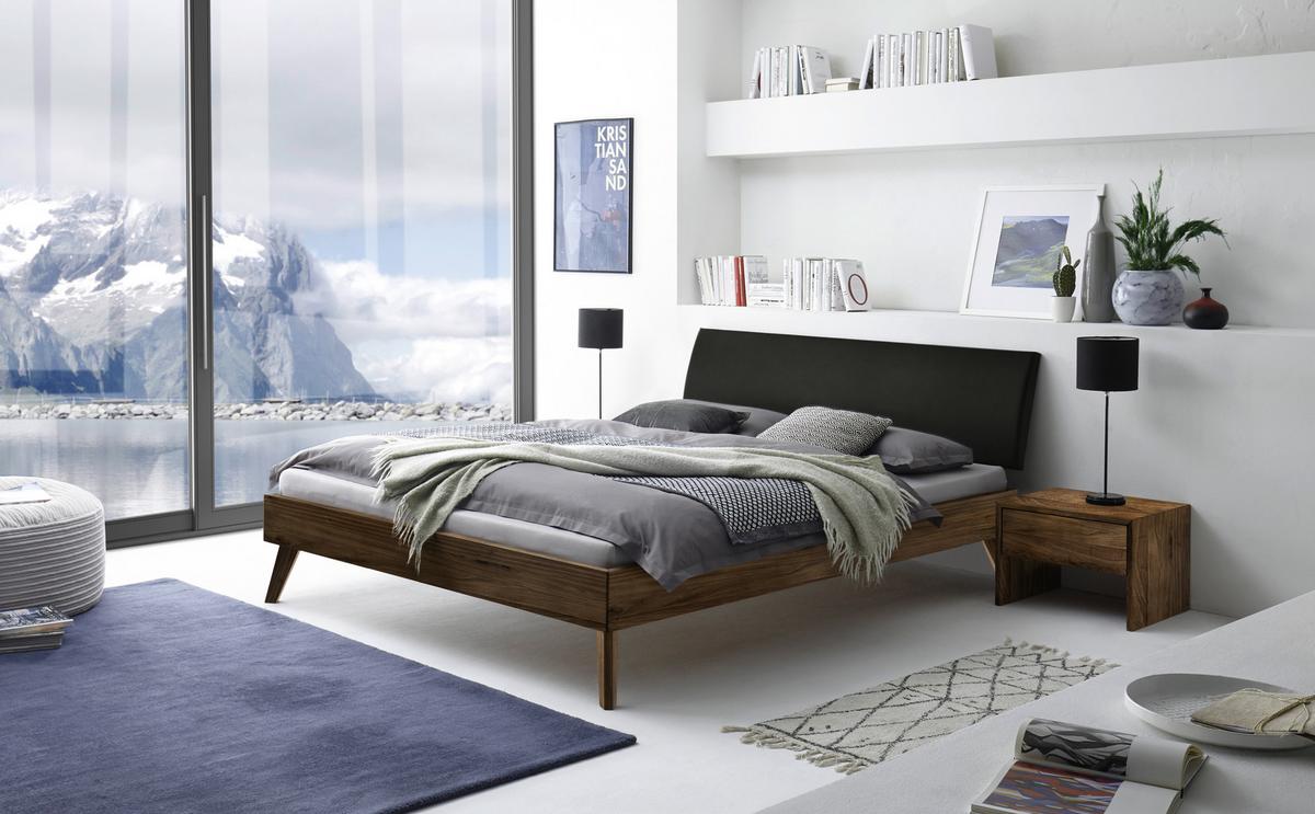 Nachtkästchen Salva, Nussbaumfarben B: 48 Cm - Nussbaumfarben, Natur, Holz (48/35/40cm) - Hasena