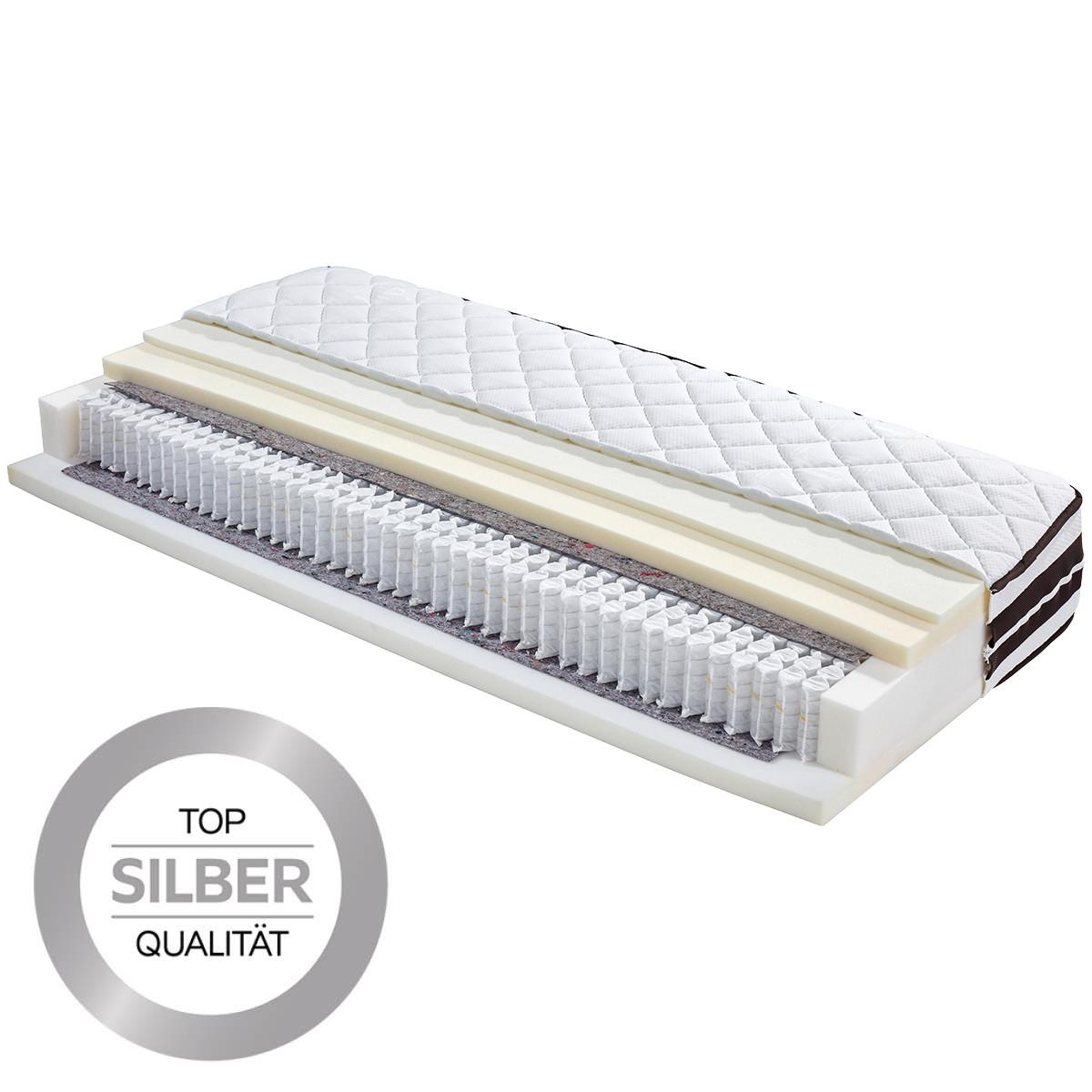 Taschenfederkernmatratze Cecile 140x200cm mittelfest